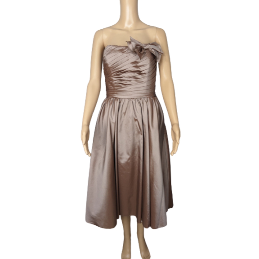 Mori Lee Affairs Short Taffeta Bridesmaid Dress 9/10